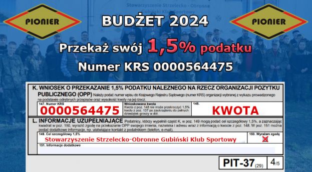 Przekaż swój 1,5% podatku
