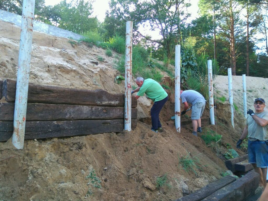 Prace budowlane na strzelnicy Koszarowa